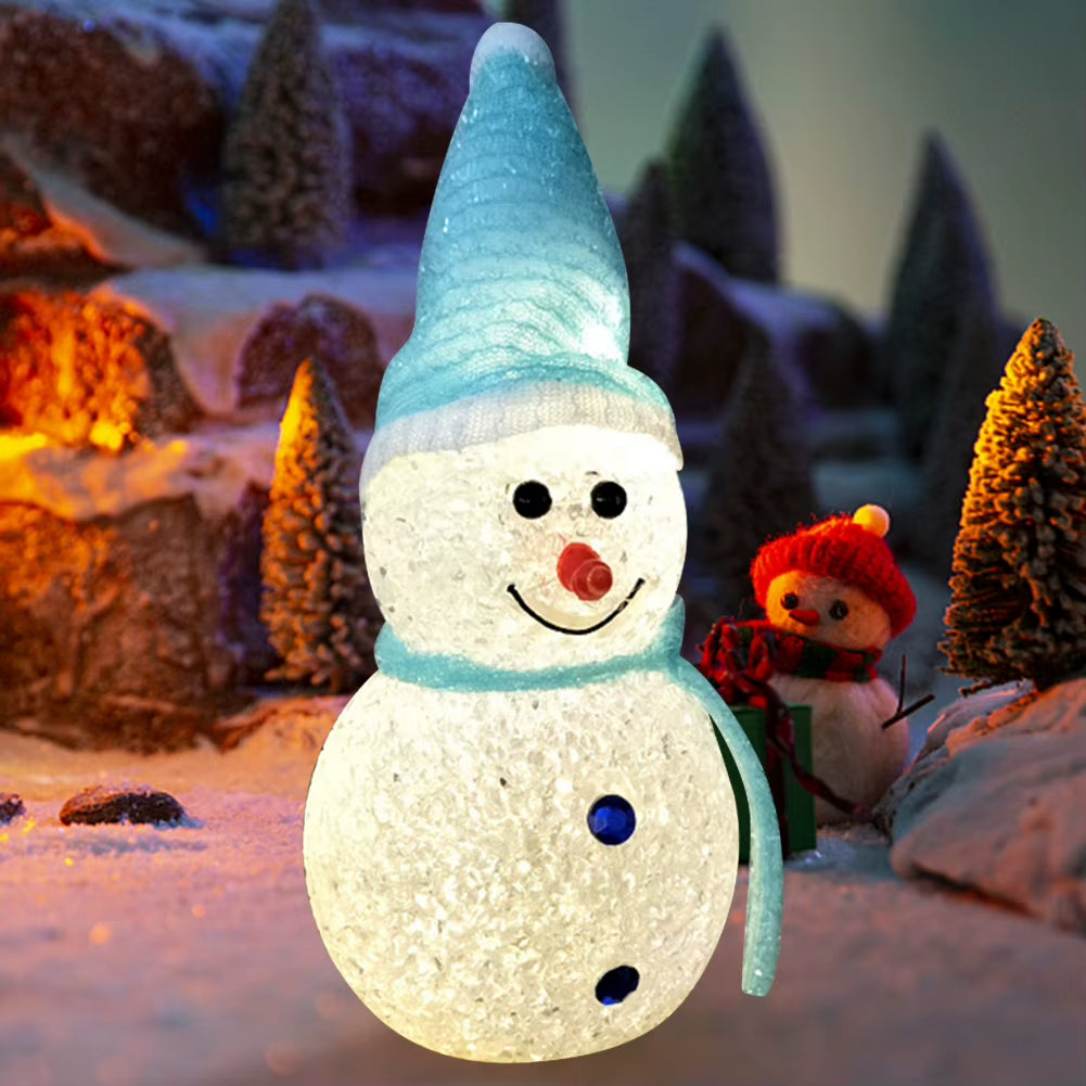 Last Day 49% OFF 🎅Christmas Snowman Decorative Ornament Night Light✨