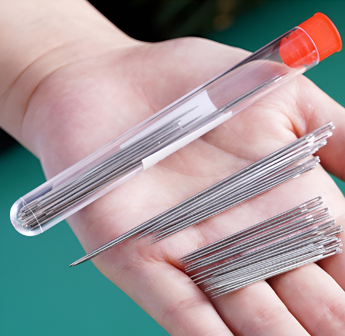🪡 34PCS Big Eye Steel Needles Set