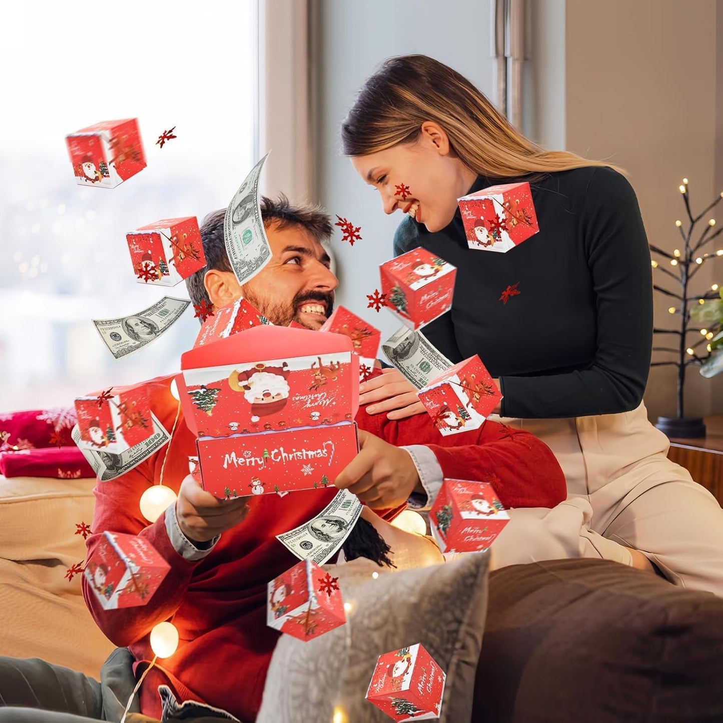 🎁Folding Pop-Up Explosion Gift Box for Christmas