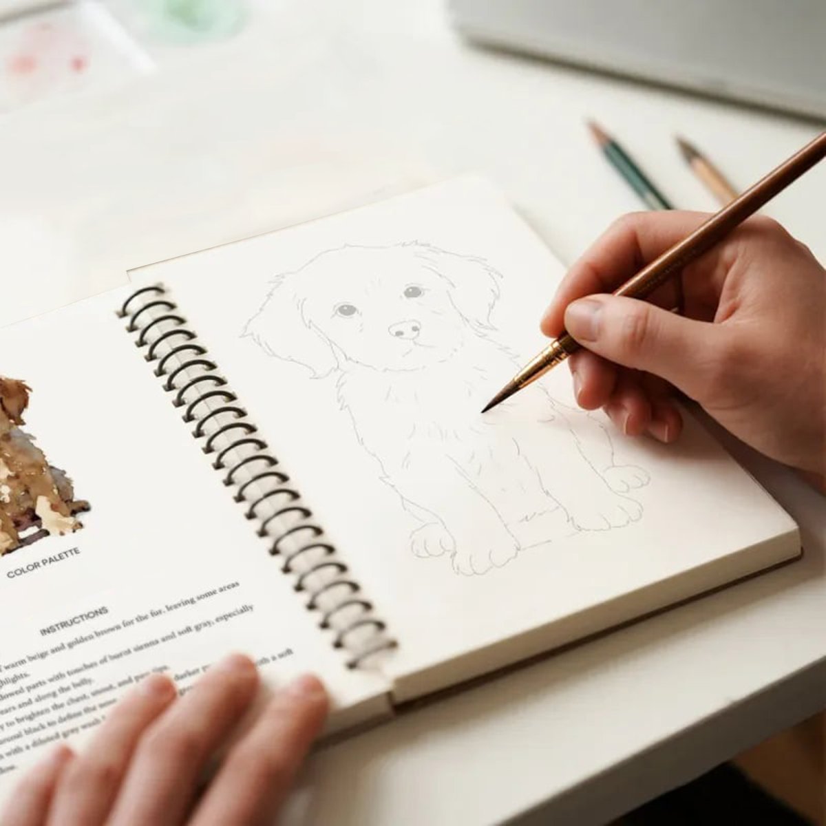 🖼️Beginner-Friendly💕 Watercolor Workbook