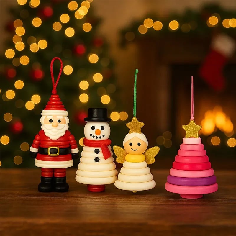🎅🎄DIY Button Ornament Kits