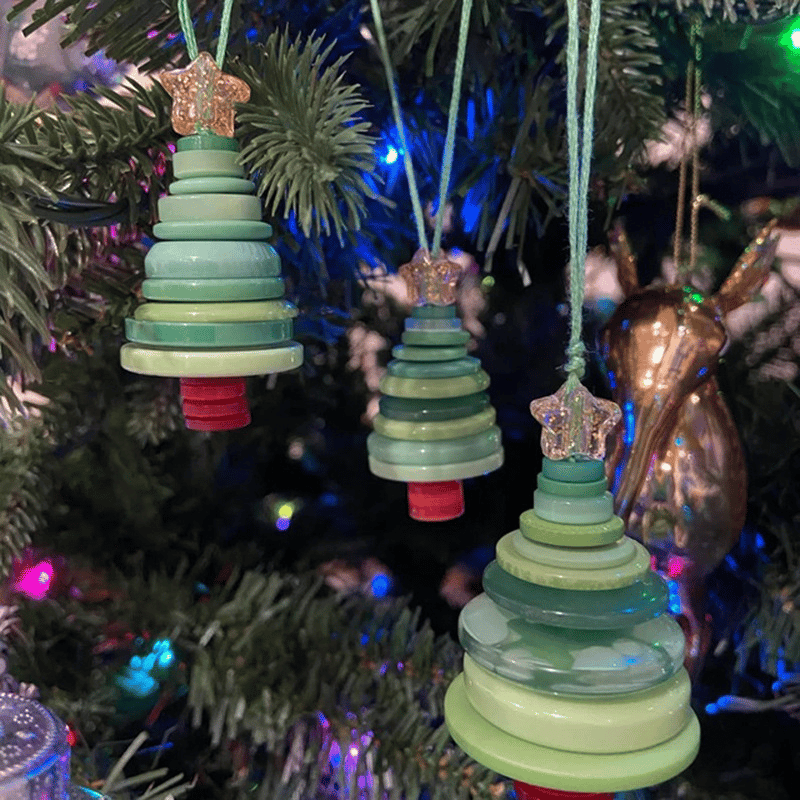🎅🎄DIY Button Ornament Kits