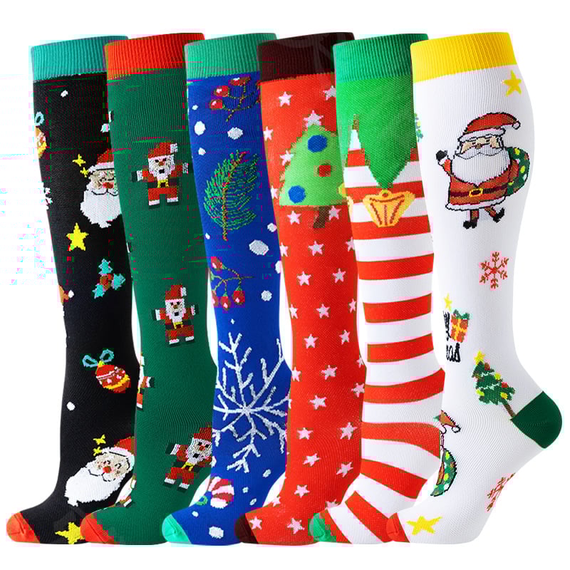 6 Pairs Compression Premium Sports Socks for Women & Men