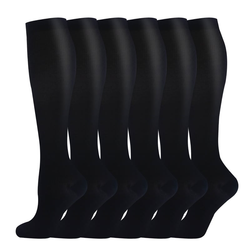 6 Pairs Compression Premium Sports Socks for Women & Men