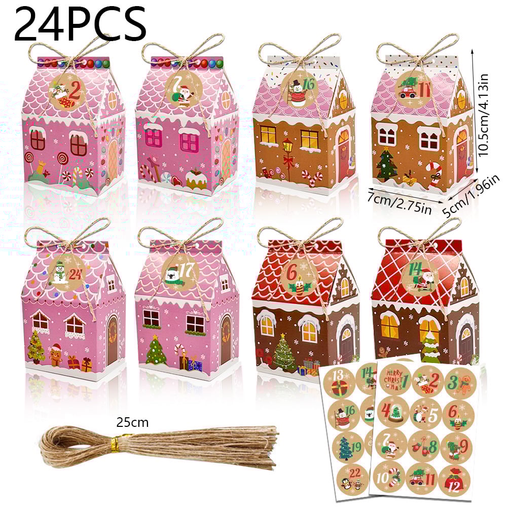 24-Day Christmas Surprise Countdown Gift Box