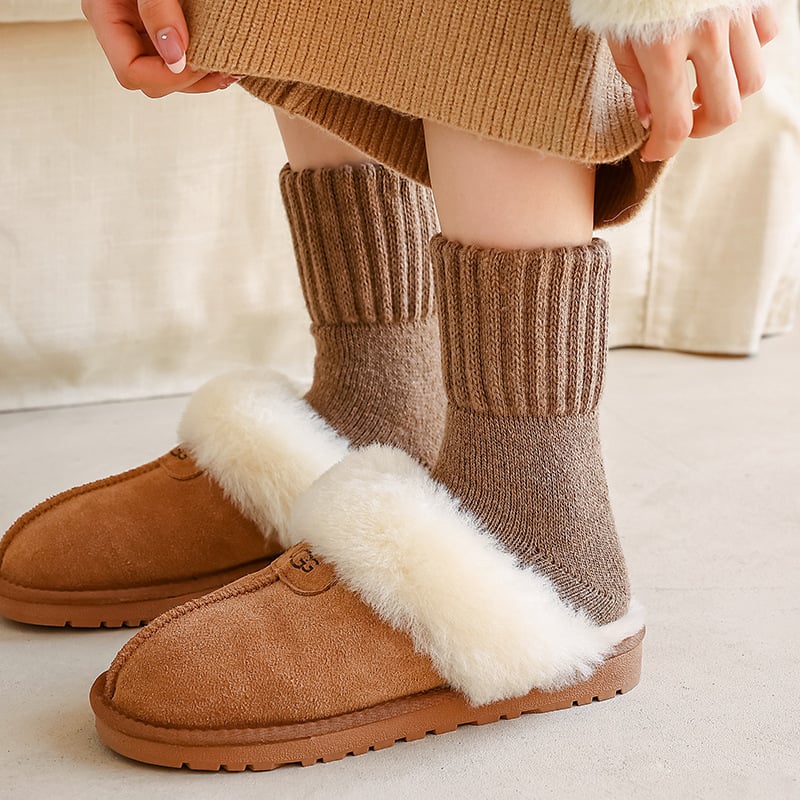 Hot Sale - Women's Solid Mid-calf Socks
