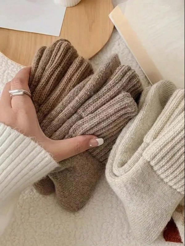 Hot Sale - Women's Solid Mid-calf Socks