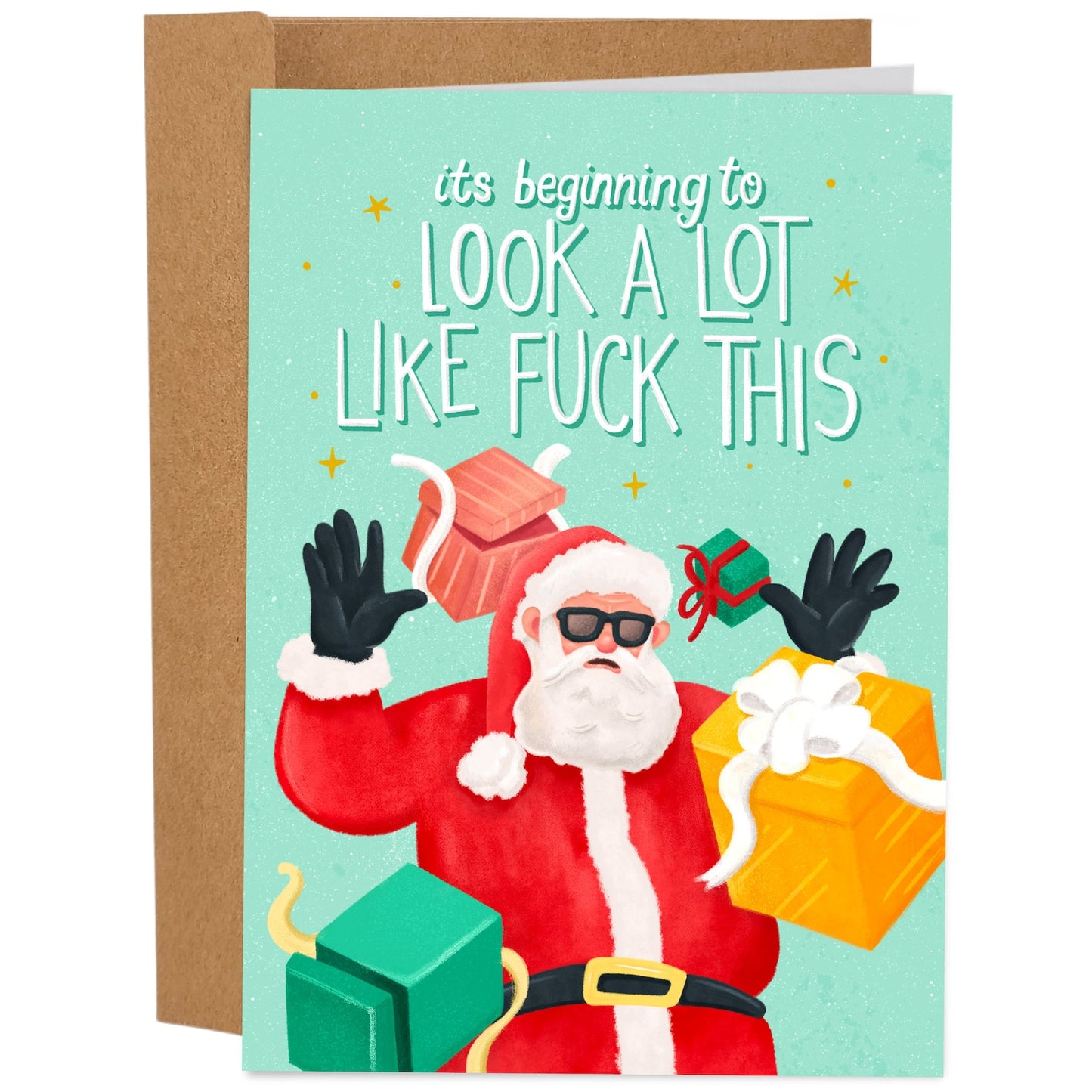 10 Worst Christmas Cards Ever Set(Blank Inside)