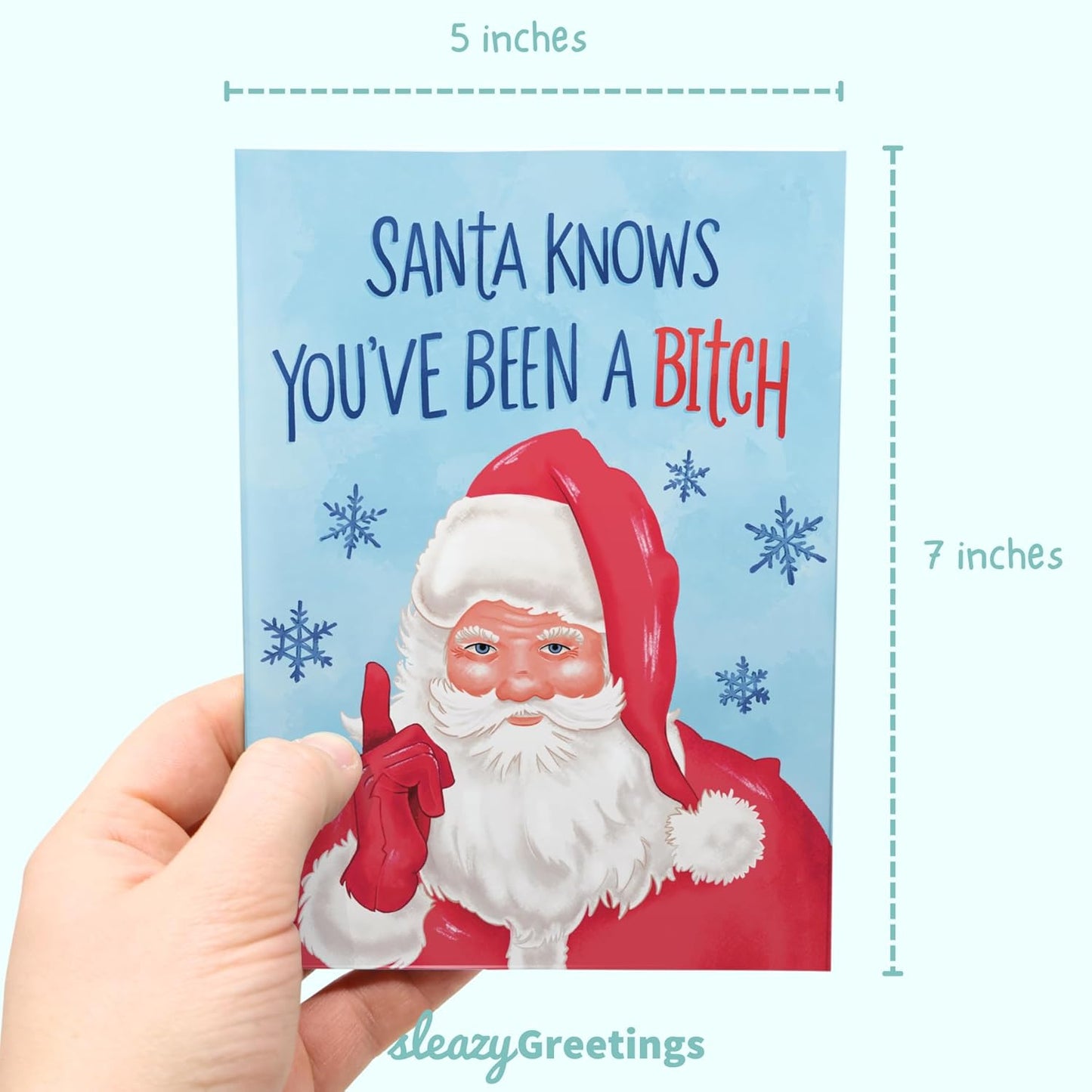 10 Worst Christmas Cards Ever Set(Blank Inside)