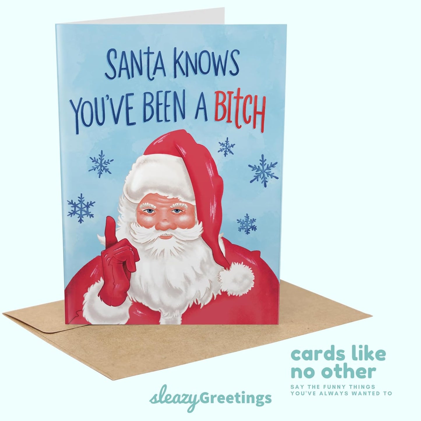 10 Worst Christmas Cards Ever Set(Blank Inside)