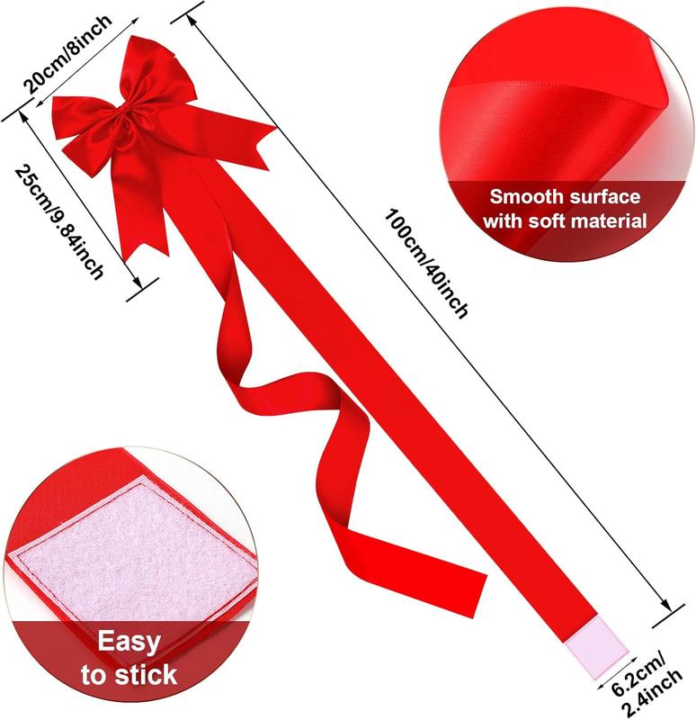 đChristmas Special 49% OFFâRed Christmas Cabinet Ribbons Bowsđ