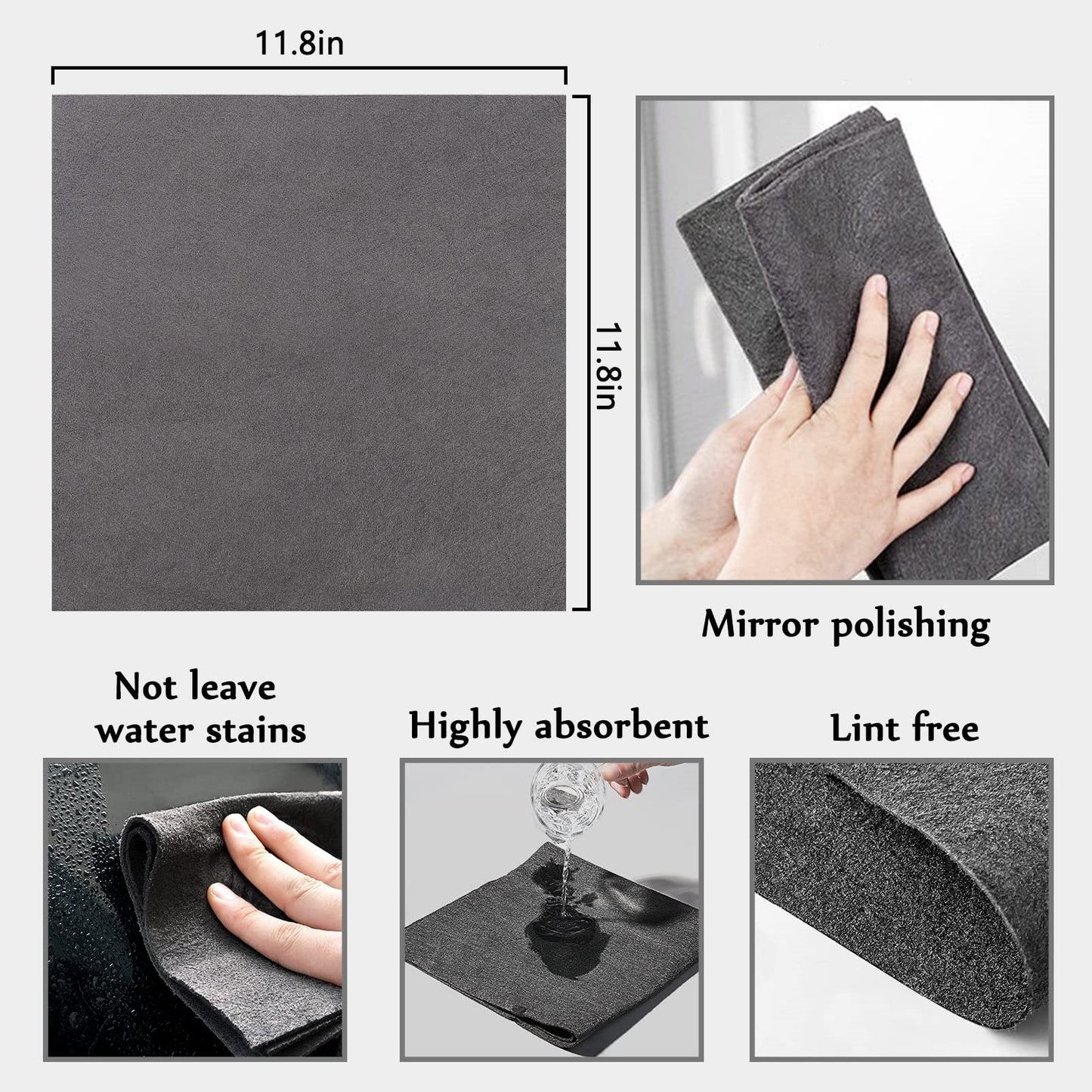 Magic Streak-Free Microfiber Reusable Cleaning Cloth