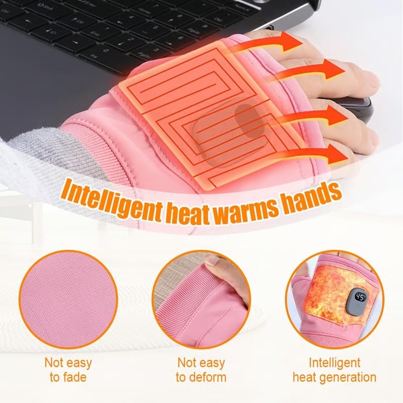 ✨USB Adjustable heating gloves with digital display