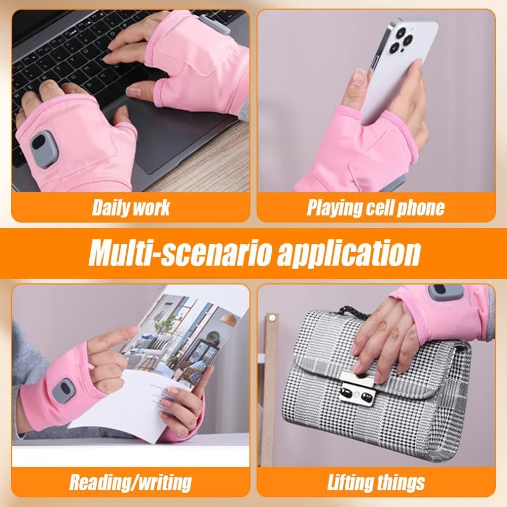 ✨USB Adjustable heating gloves with digital display
