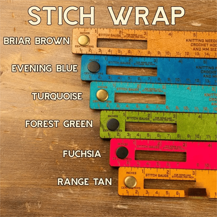 🧶The Crafters' Multi-Wrap | 7-in-1 Leather Measuring Tool