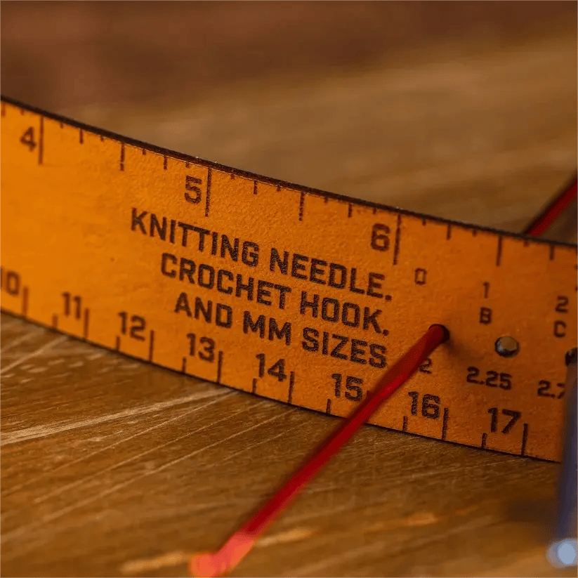 🧶The Crafters' Multi-Wrap | 7-in-1 Leather Measuring Tool