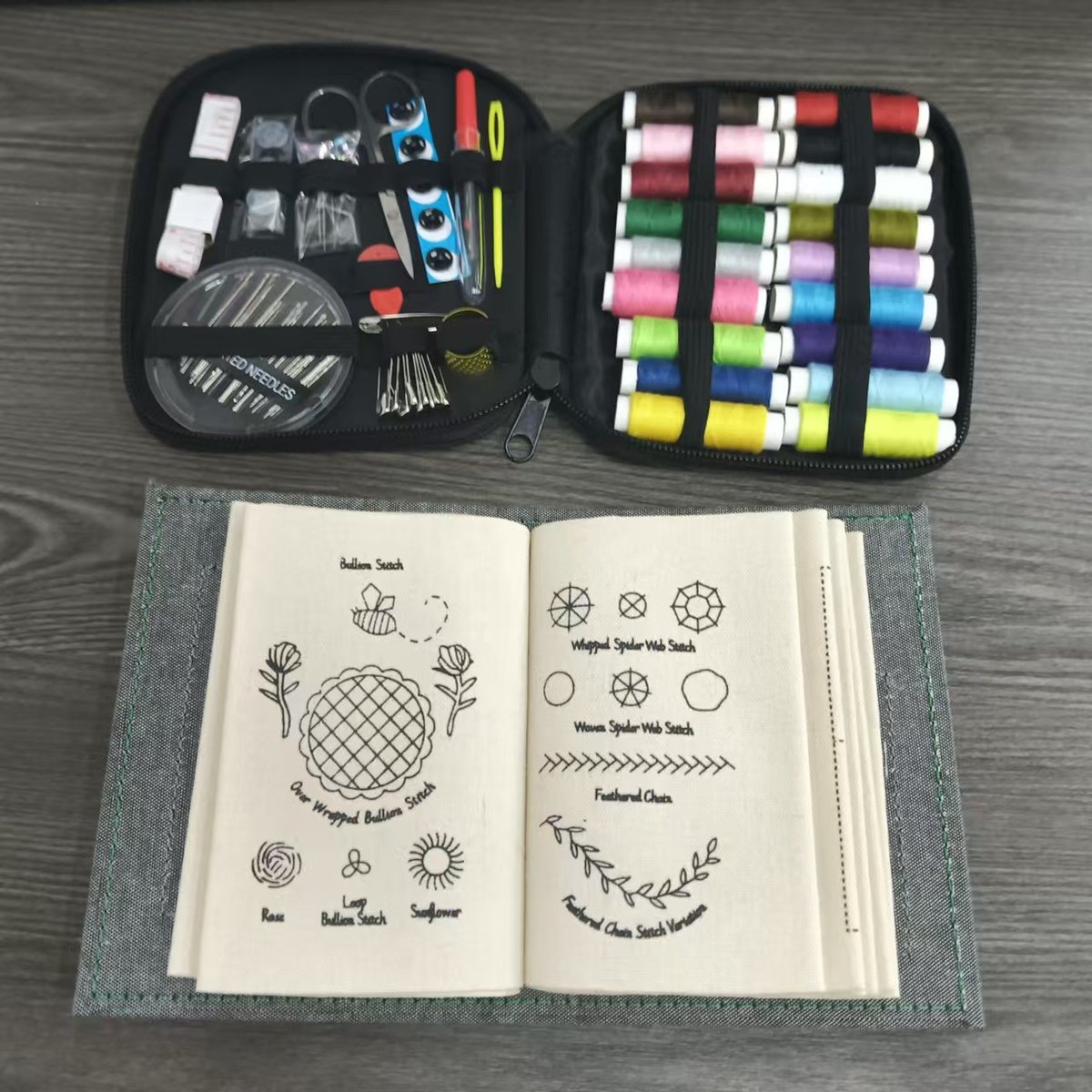 ❤️Beginner-Friendly🪡Stitch Book 📖with 106 different stitches