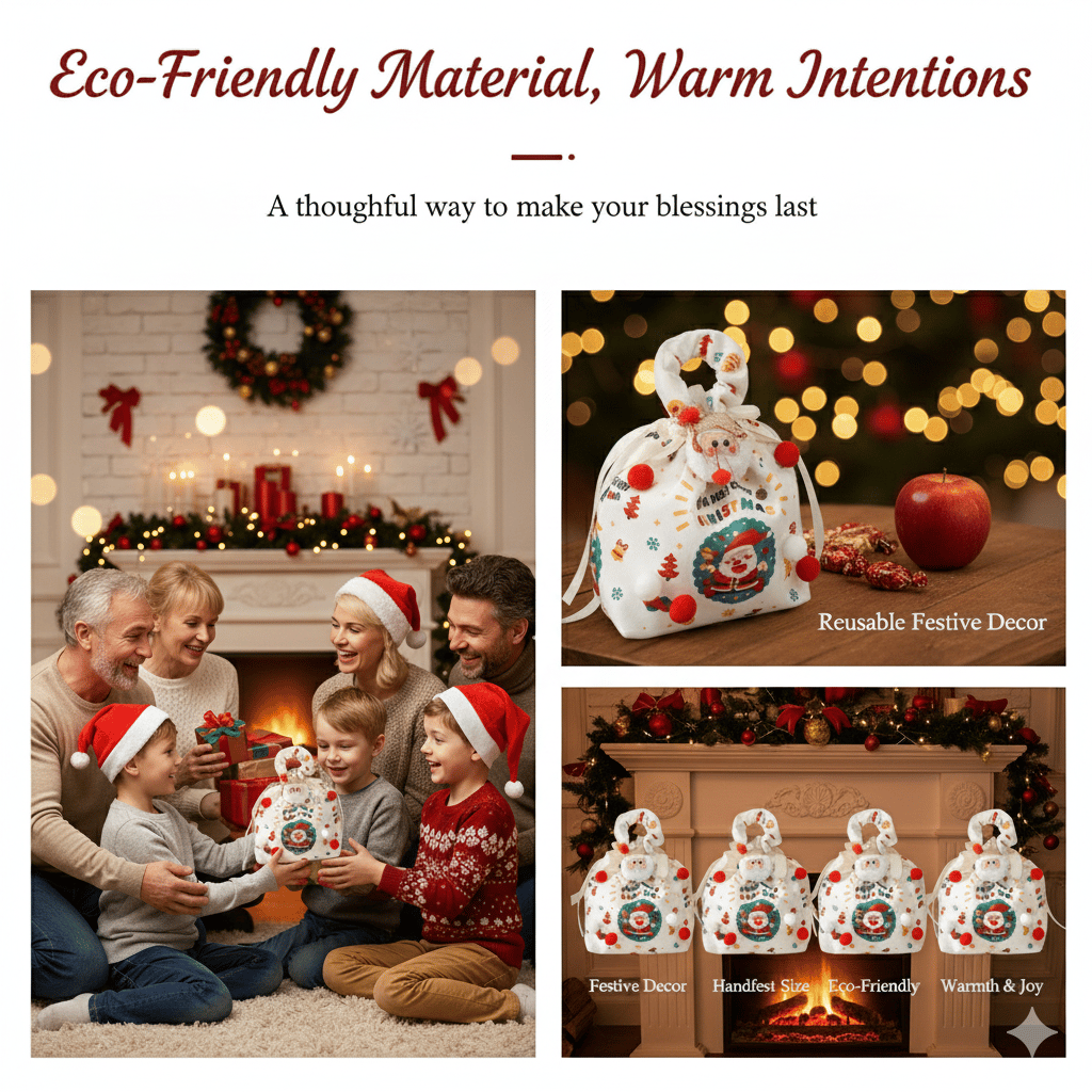🎄 Christmas Gift Bags – Spread Warmth, Love & Blessings 🎁
