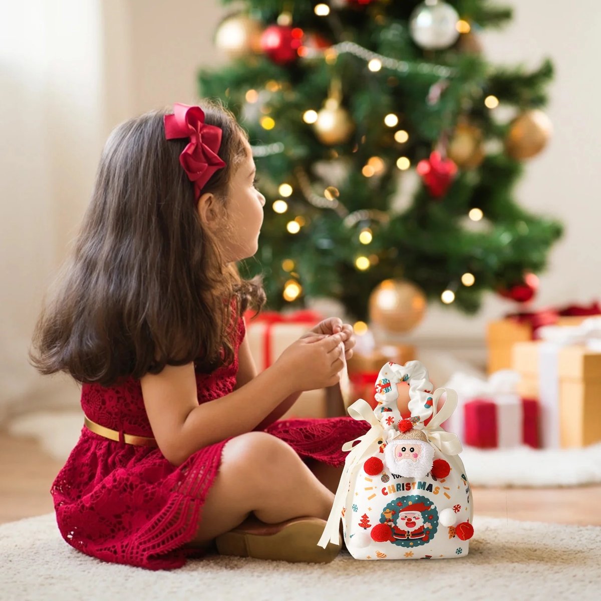 🎄 Christmas Gift Bags – Spread Warmth, Love & Blessings 🎁