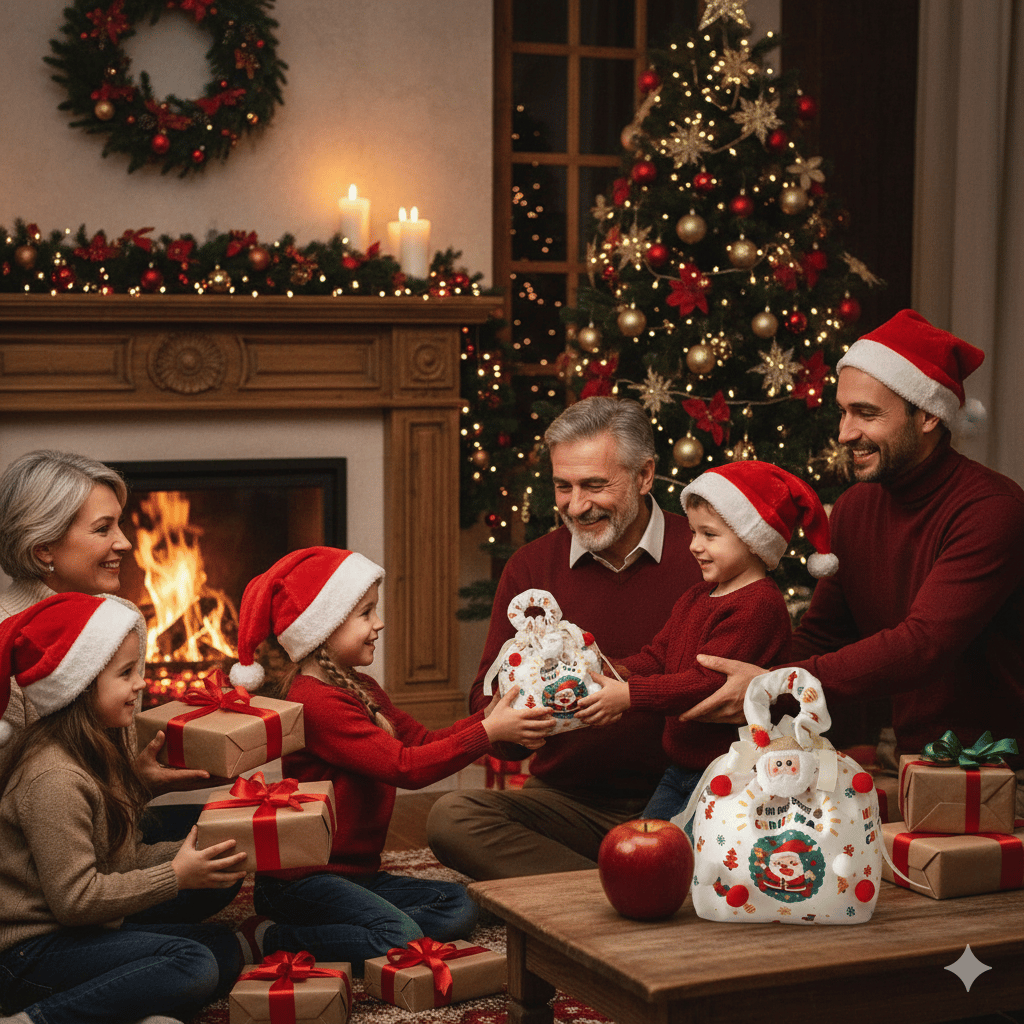 🎄 Christmas Gift Bags – Spread Warmth, Love & Blessings 🎁