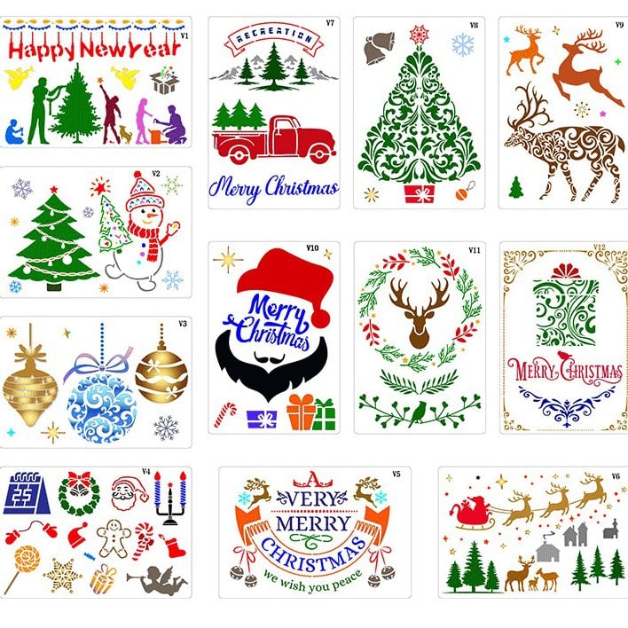 🎄2025 Christmas Surprise Offer Save 49% 🔥 Christmas DIY Pattern Stencils