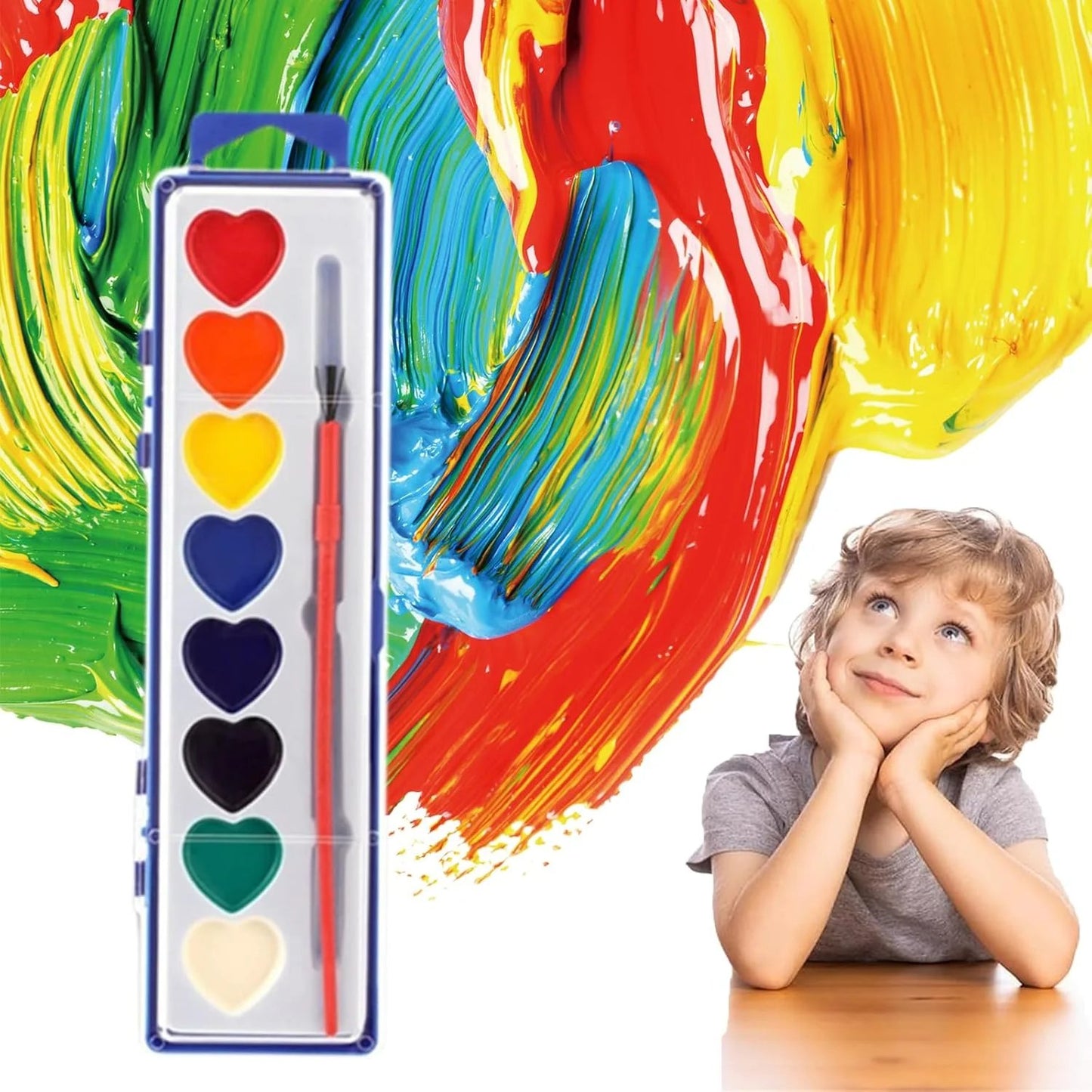 💖🎨 Valentine's Day Mini Watercolor Paint Sets