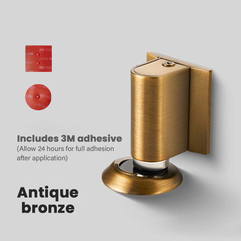 Magnetic Door Stopper: Retractable, No-Drill Holder for Hands-Free Convenience