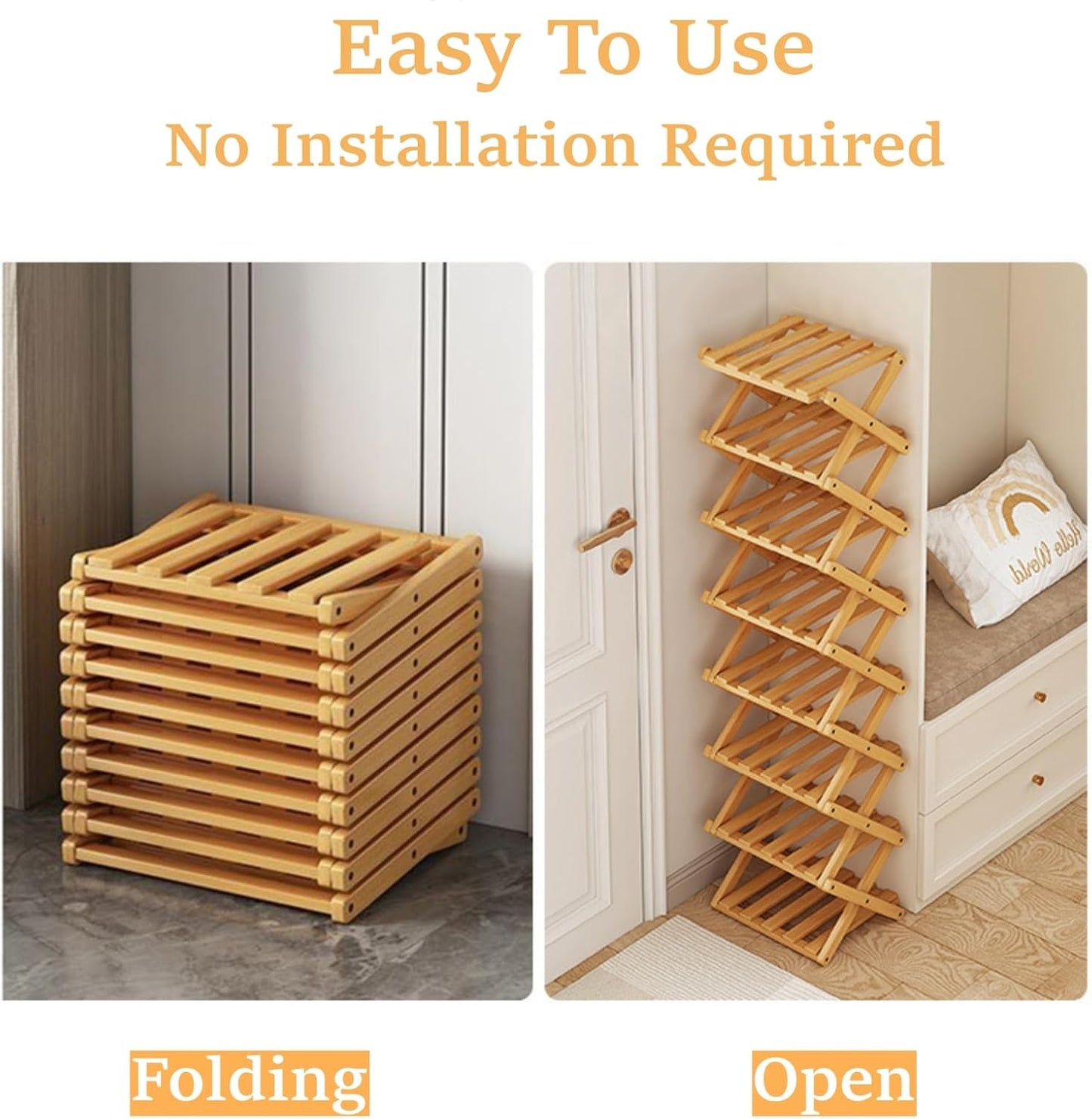 The 9-Tier No-Assembly Bamboo Rack !πΏπ
