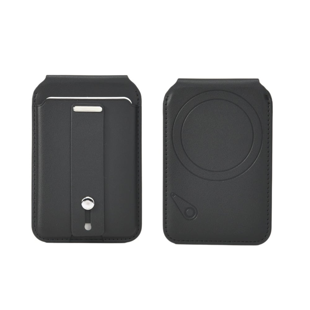 🛡️ MagSafe Smart "Find My" Wallet – Premium Leather Card Holder & Kickstand