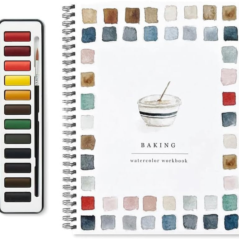 🔥Last day clearance💝🖼️Beginner-Friendly💕 Watercolor Workbook