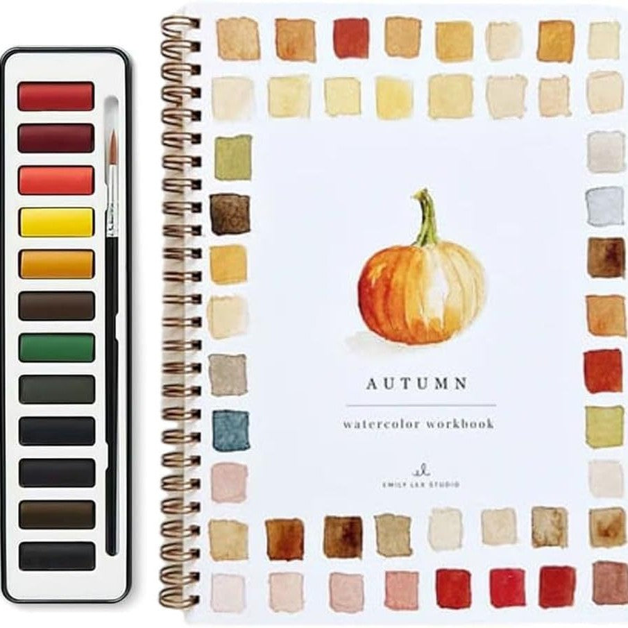 🔥Last day clearance💝🖼️Beginner-Friendly💕 Watercolor Workbook