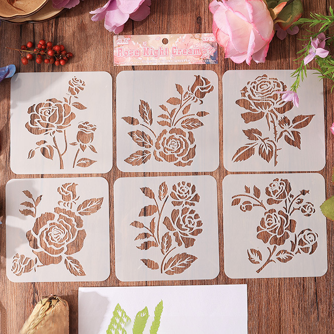 🎁Last Day Special 49% OFF-DIY Flower Stencil Colouring Set