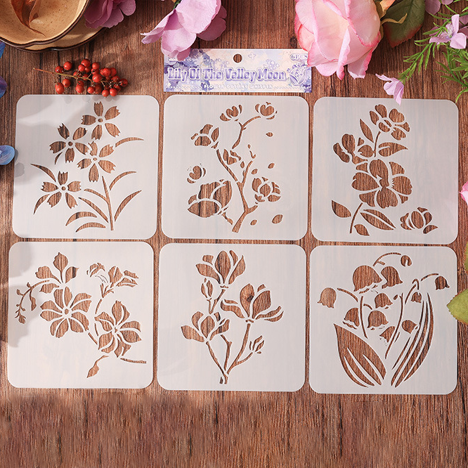 🎁Last Day Special 49% OFF-DIY Flower Stencil Colouring Set