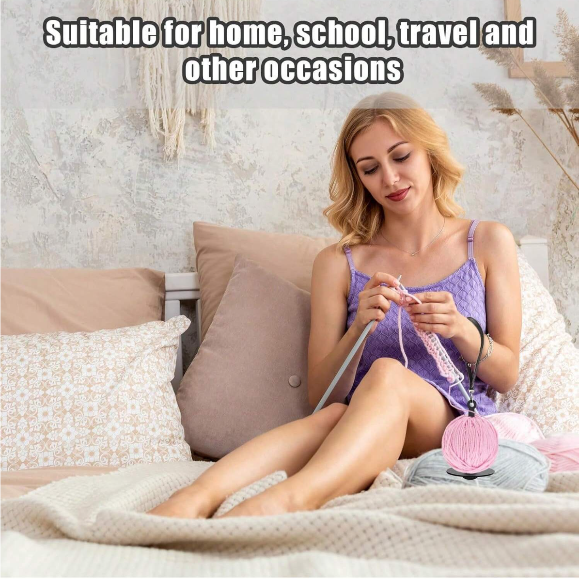 Portable Wrist Yarn Holder - elehancea