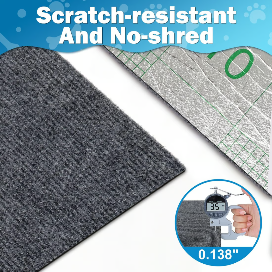 Cat Scratching Mat Self-Adhesive Trimmable Cat Carpet - elehancea
