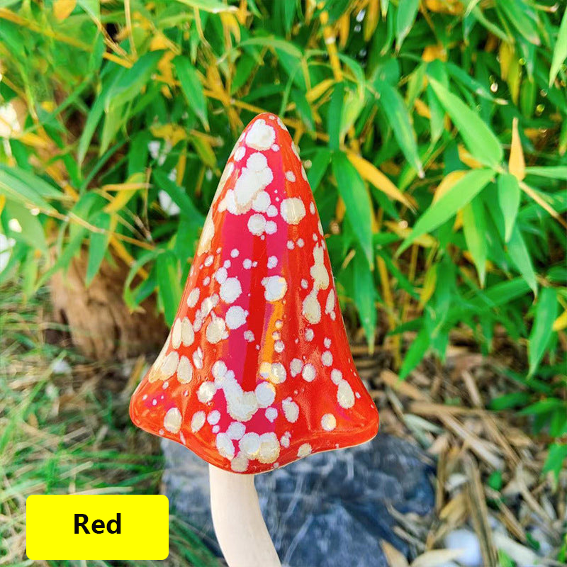 🍄Handmade Ceramic Mushroom Wind Chime