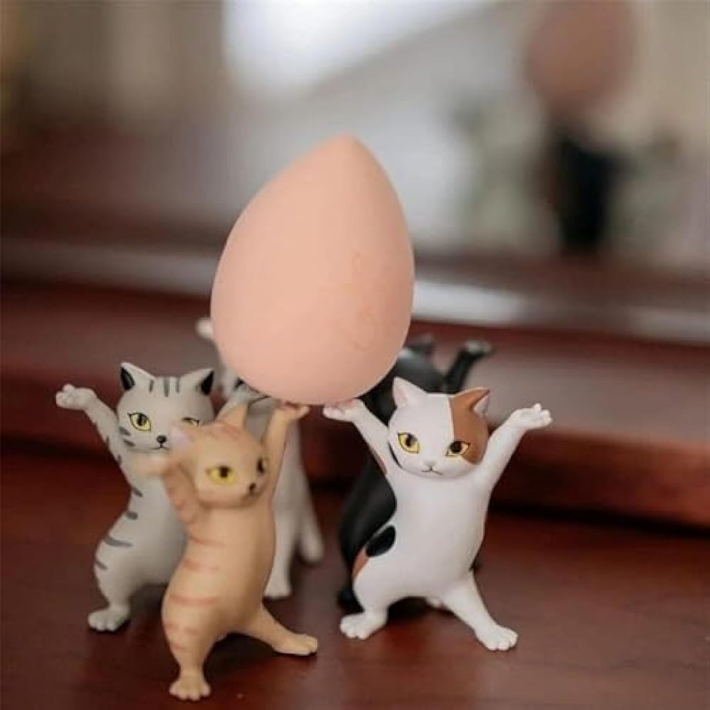 Dancing Cats Pen Holder Weightlifting - elehancea