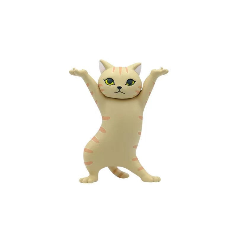 Dancing Cats Pen Holder Weightlifting