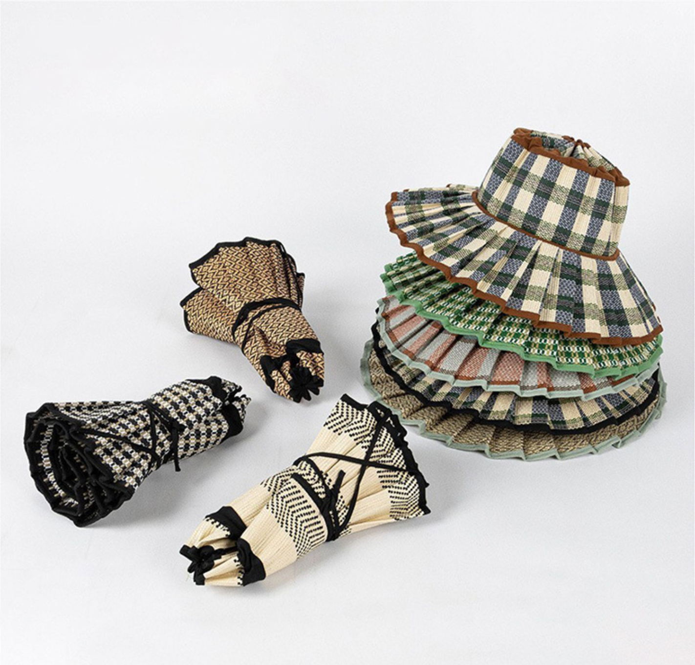 👒Portable Foldable Wide Brim Sun Protection Straw Hat