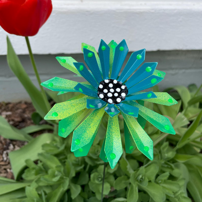 🔥Metal Flower Garden Stakes Set
