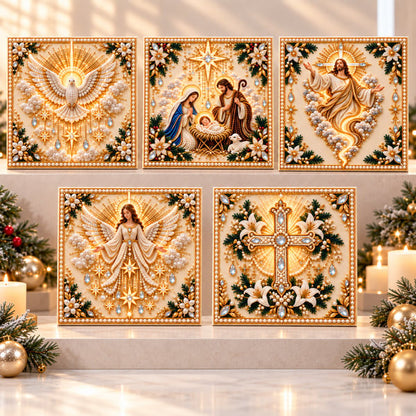 🙏✝️DIY Christian Pearl Artwork Kit🎁Buy 3 Get 1 FREE — Add Any 4 Pcs To Cart🎉