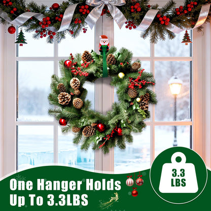 🎄Rugged, Durable, Versatile✨6 PCS Christmas Silicone Garland Hangers