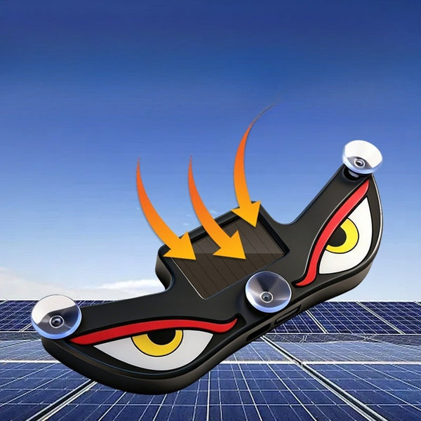 Solar Devil Eye LED Warning Light🎁（Automatically light-sensitive ...