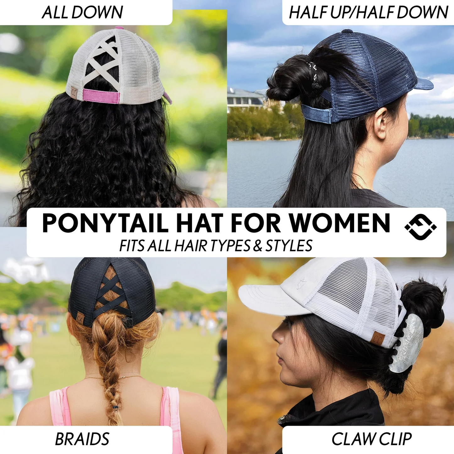Last Day 49% OFF 🔥Adjustable Ponytail Women's Hat