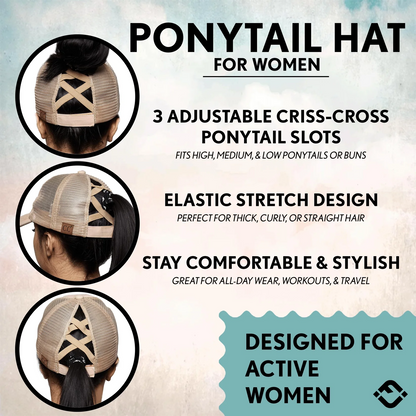 Last Day 49% OFF 🔥Adjustable Ponytail Women's Hat