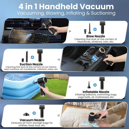 🔥Last Day Sale 49% OFF - Wireless Handheld Car Vacuum Cleaner