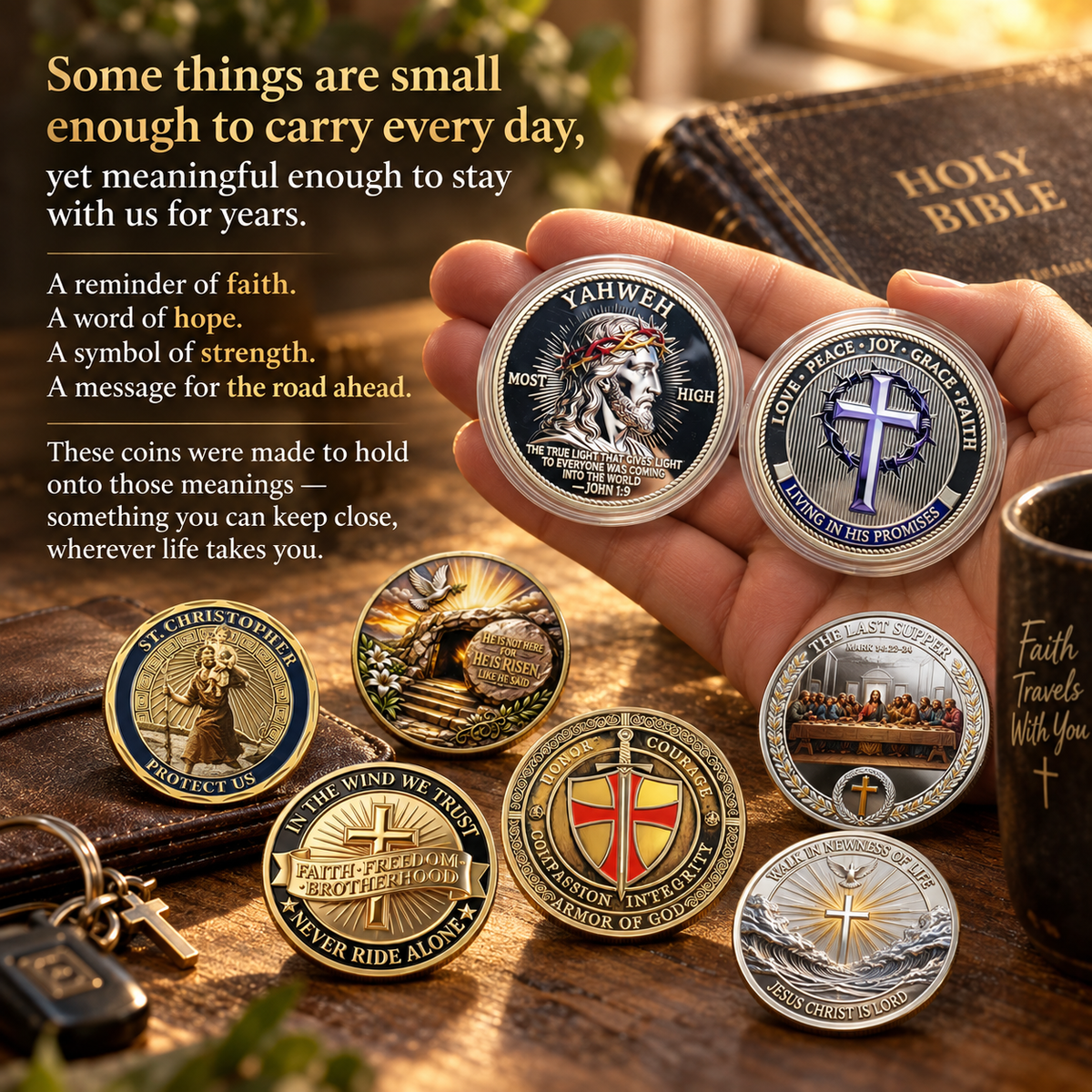 Faith Keepsake Coint🎁Buy 2 Get 1 FREE — Add Any 3 Pcs To Cart🎉