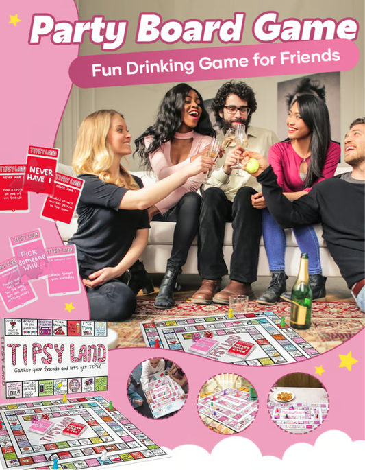 🔥 Last Day Sale 50% Off ⏰ Party Board Game - Fun Drinking Game for Friends