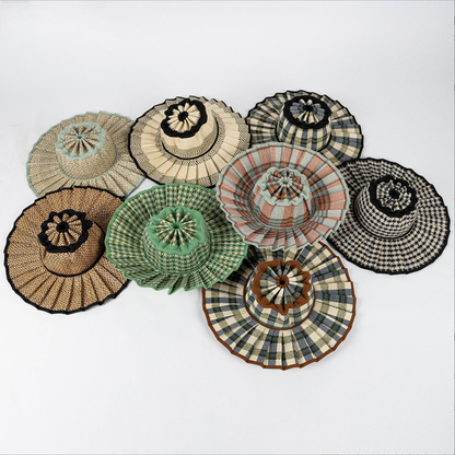 👒Portable Foldable Wide Brim Sun Protection Straw Hat