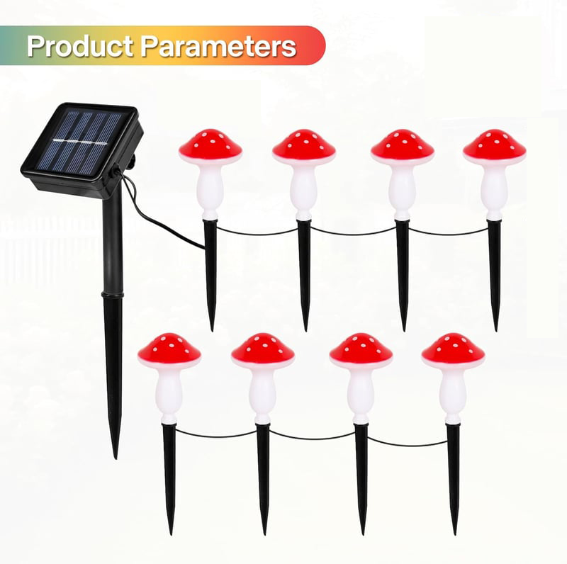 🔥LAST DAY 49% OFF - ✨Magic Solar Mushroom Light🍄